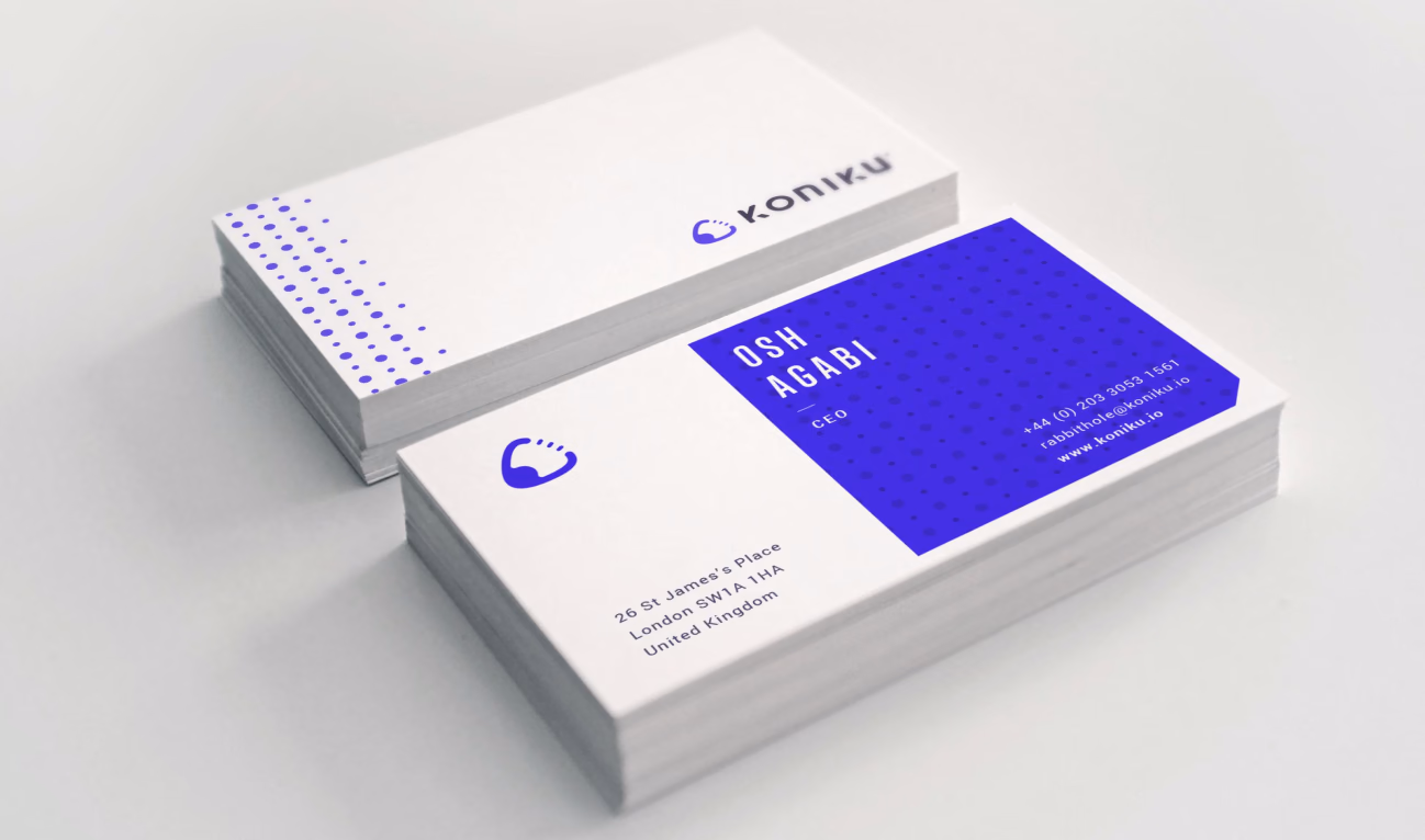 Koniku business cards