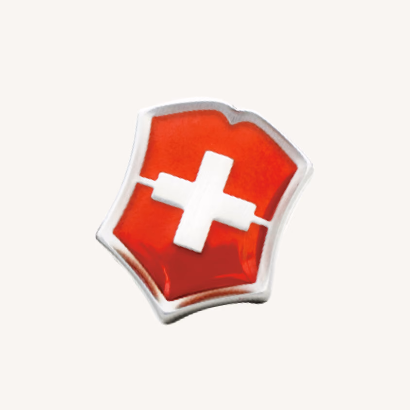 Swiss cross badge, a Yova photography prop